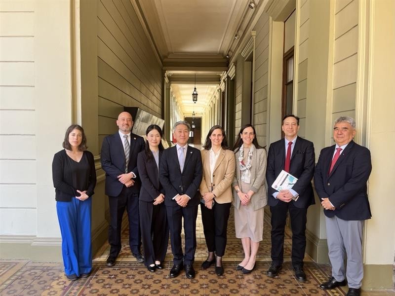 Photo at the Pontificia Universidad Católica de Chile